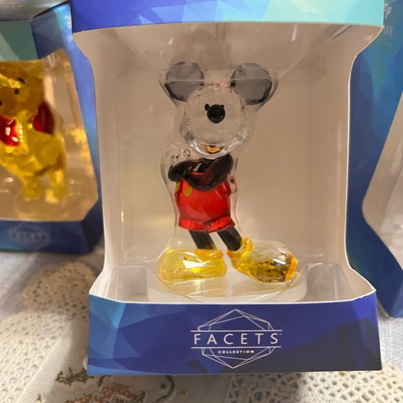 Enesco Facets Disney Winnie the Pooh, Tinkerbell or Mickey Mouse 3.75 Inch - Picture 7 of 7